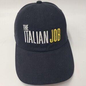 Vintage The Italian Job Movie Promo Hat Adjustable 2003 Action Crime‎ Black Men